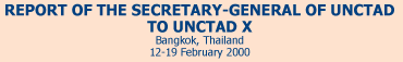 REPORT OF THE SG OF UNCTAD TO UNCTAD X (in TD/380)